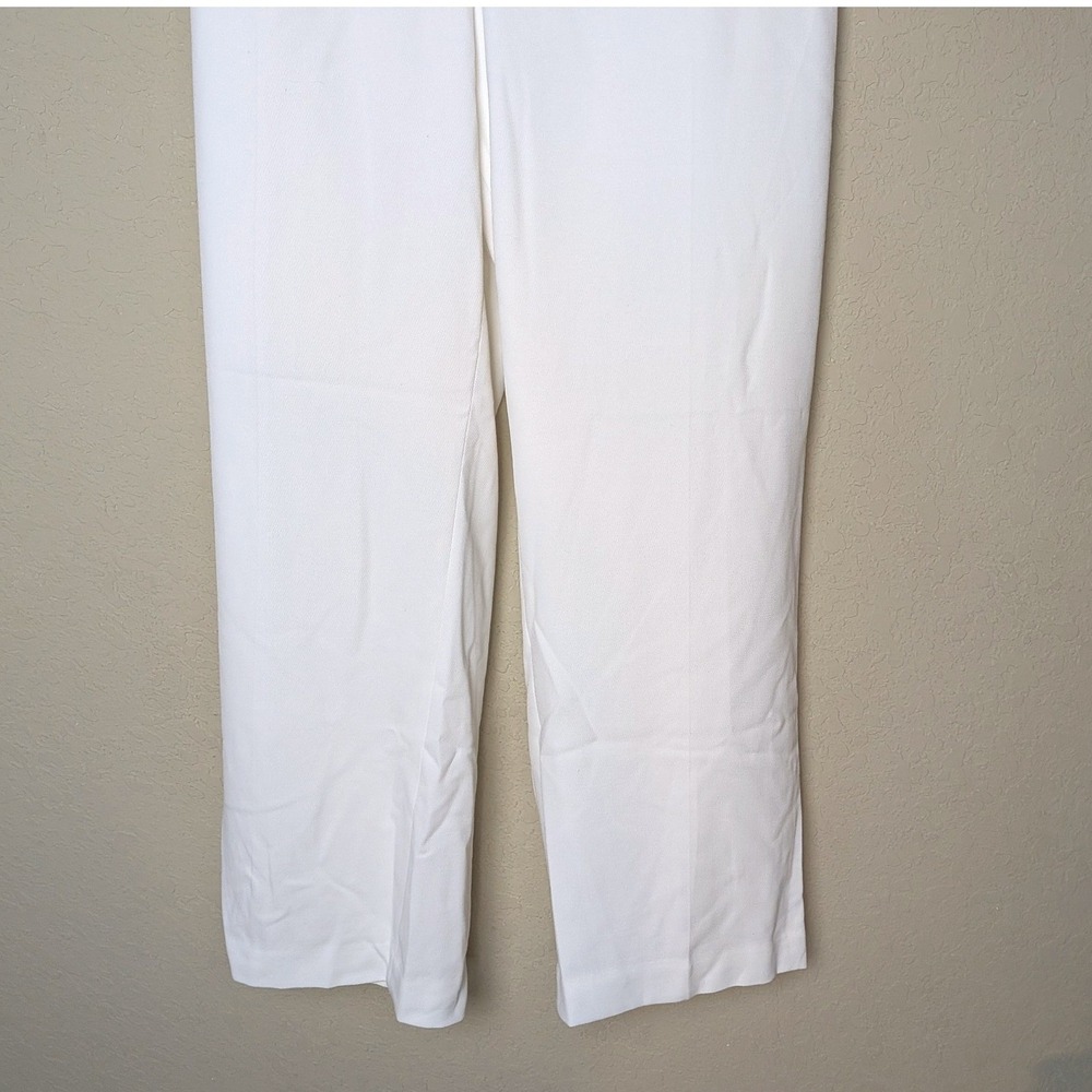 Peter Nygard Cream Trousers sz‎ 22 Wide Leg   Lined Office Work Capsule Wardrobe - Picture 3 of 9